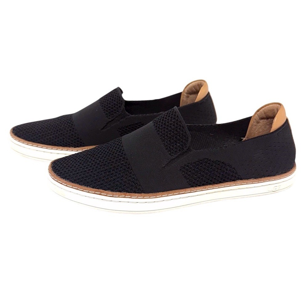UGG Alameda Sammy Women’s Sneakers/Loafers Black Knit Slip-Ons US-9/EU-40 EUC - Picture 4 of 13